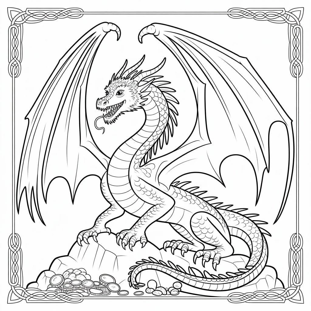 0003 2 a black and white line art coloring