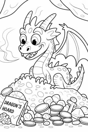 Free Dragon Coloring Pages for Kids (27 Printable Sheets)