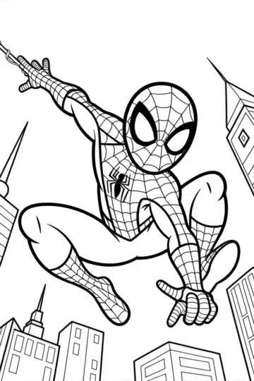 Spider-Man Coloring Pages (Free PDF Printables)