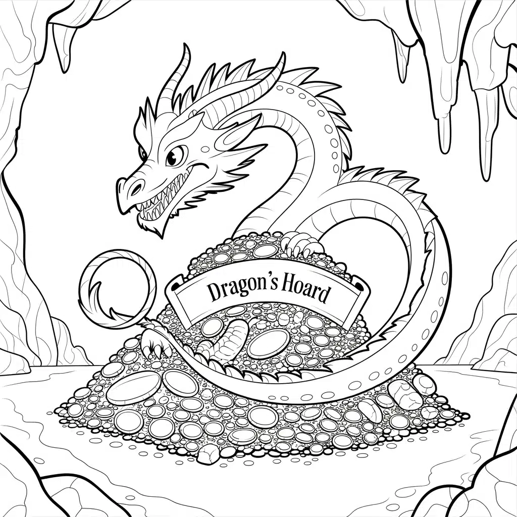 Free Download Over 50 Dragon Coloring Pages Printable Now